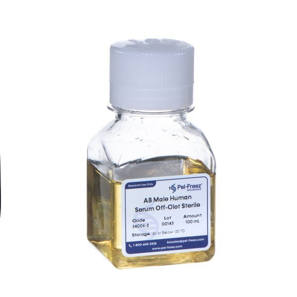 34006-2 AB MALE HUMAN SERUM OFF-CLOT S 100mL