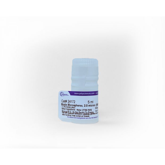 Biotin Polystyrene Particles, 1%w/v, 6.0-8.0µm, 5mL